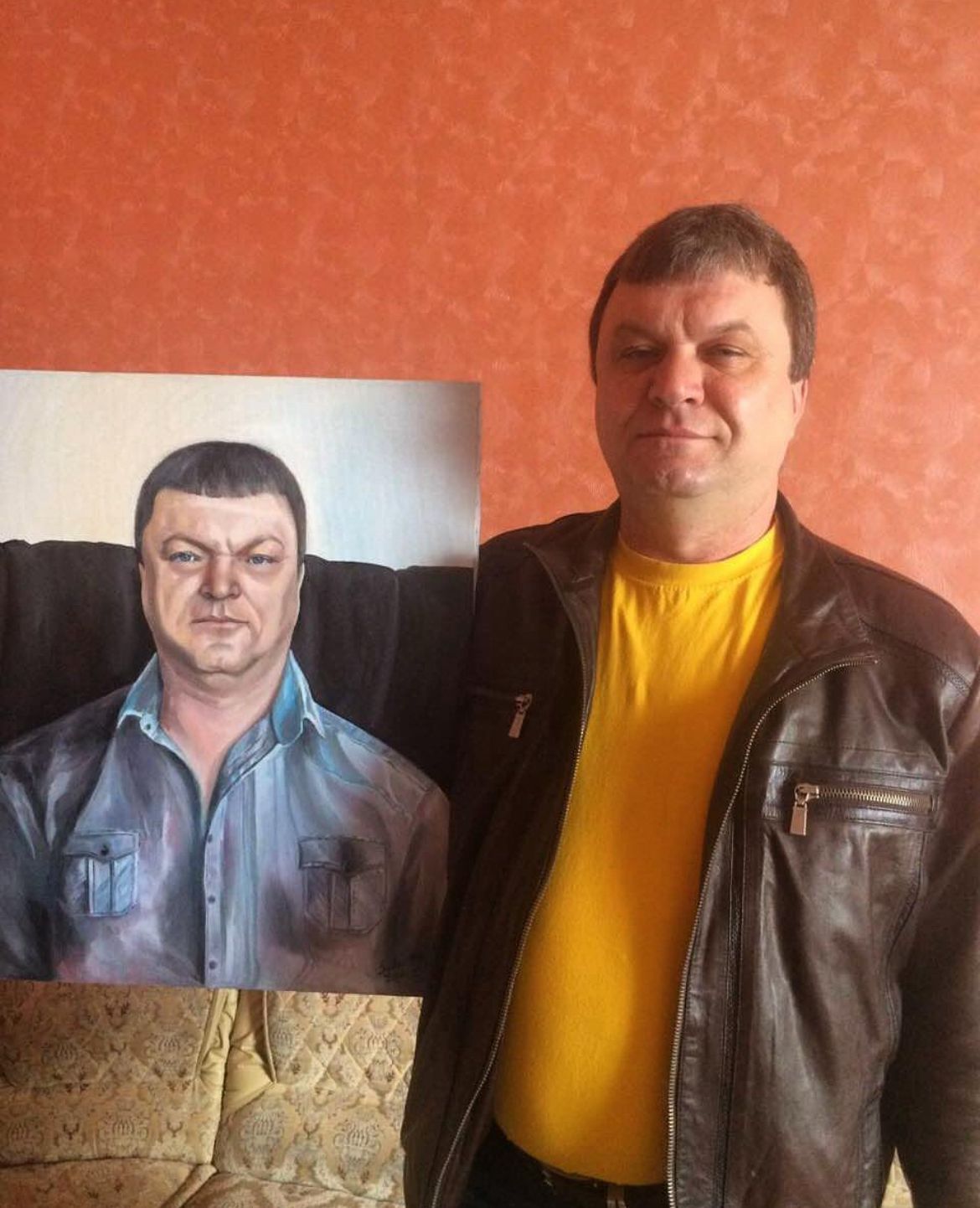 Пример портрета маслом